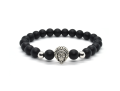 Bransoletka męska kamienie naturalne czarny onyks indianin baltoro design