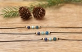Bransoletka ochronna z kamieni naturalnych na KONCENTRACJĘ – sodalit, apatyt, lapis lazuli | Amulet na sznurku | Baltoro Design